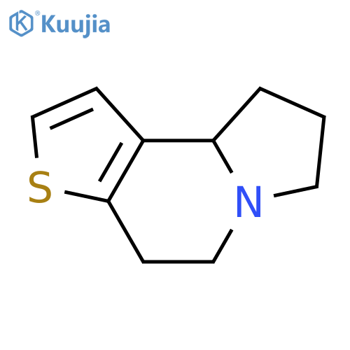 4,5,7,8,9,9a-hexahydro-Thieno[2,3-g]indolizine structure