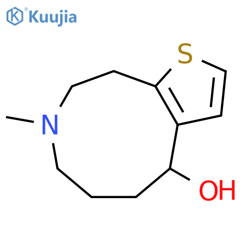 4H-Thieno[2,3-d]azonin-4-ol, 5,6,7,8,9,10-hexahydro-8-methyl- structure