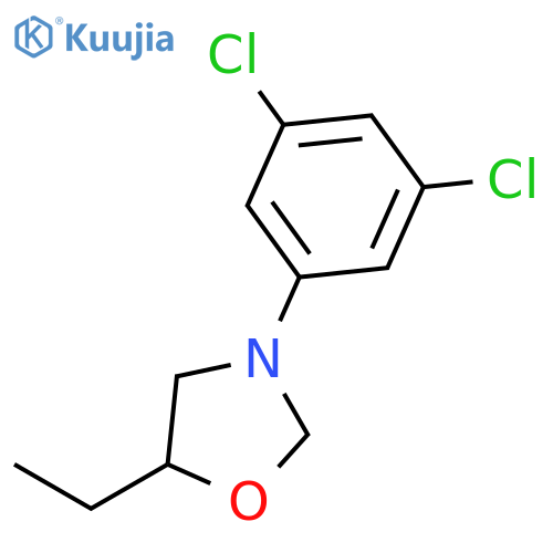 Oxazolidine, 3-(3,5-dichlorophenyl)-5-ethyl- structure