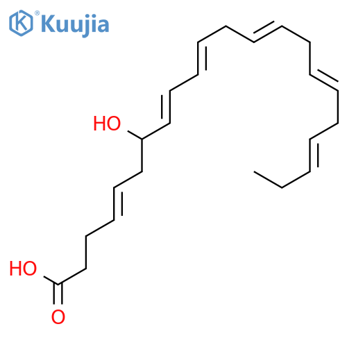 (±)\u200b-\u200b7-\u200bHydroxy-\u200b4Z,\u200b8E,\u200b10Z,\u200b13Z,\u200b16Z,\u200b19Z-\u200bdocosahexaenoic Acid structure
