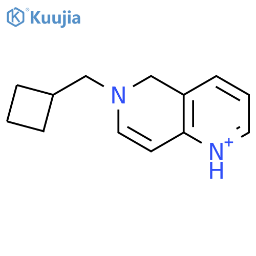 1,6-Naphthyridinium, 6-(cyclobutylmethyl)- structure