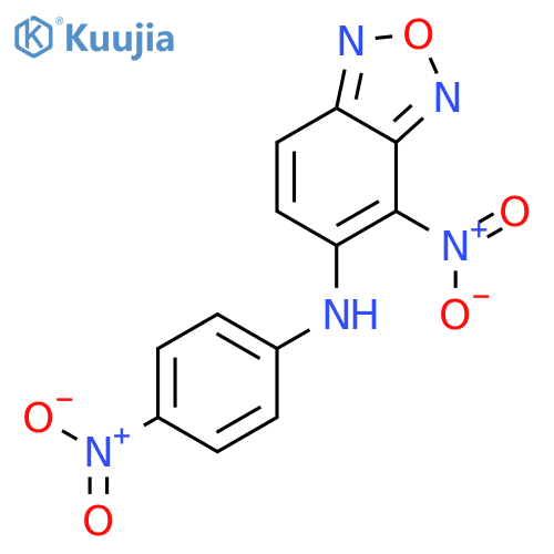 2,1,3-BENZOXADIAZOL-5-AMINE, 4-NITRO-N-(4-NITROPHENYL)- structure