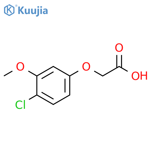 2-(4-chloro-3-methoxyphenoxy)acetic acid structure