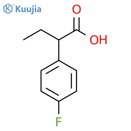 2-(4-fluorophenyl)butanoic acid structure
