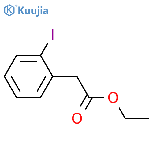 Ethyl 2-(2-iodophenyl)acetate structure