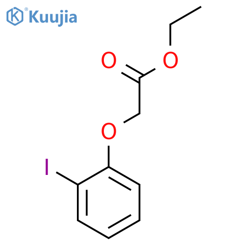 Acetic acid, (2-iodophenoxy)-, ethyl ester structure