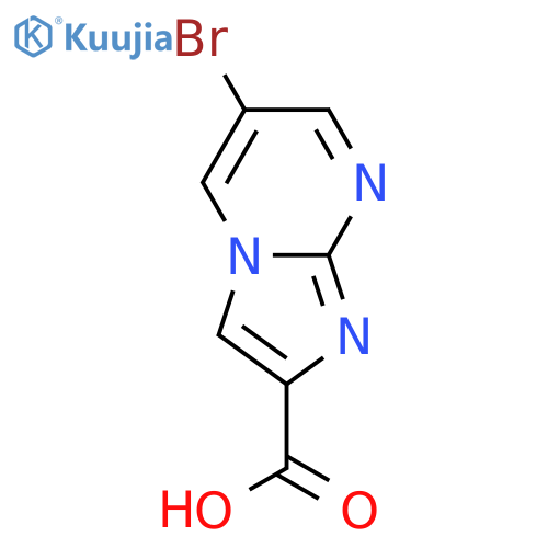 6-Bromoimidazo[1,2-a]pyrimidine-2-carboxylic acid structure
