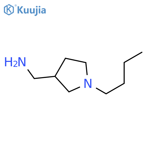 (1-butylpyrrolidin-3-yl)methanamine structure