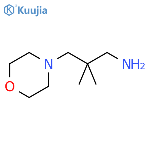 2,2-dimethyl-3-(morpholin-4-yl)propan-1-amine structure