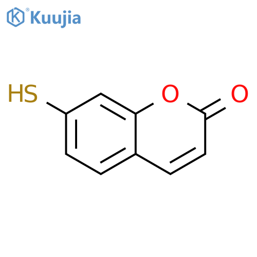 7-sulfanyl-2H-chromen-2-one structure