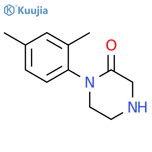 1-(2,4-DIMETHYL-PHENYL)-PIPERAZIN-2-ONE structure