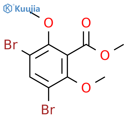 methyl 3,5-dibromo-2,6-dimethoxybenzoate structure