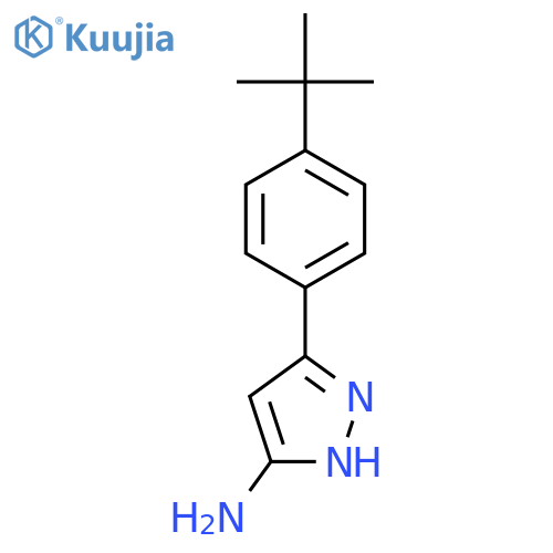 3-(4-tert-Butylphenyl)-1H-pyrazol-5-amine structure