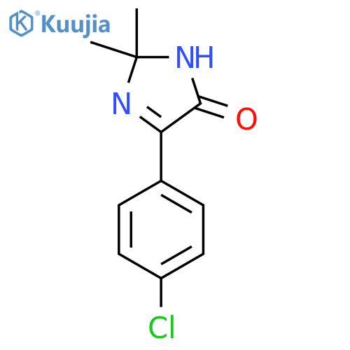 5-(4-chlorophenyl)-2,2-dimethyl-2,3-dihydro-4H-imidazol-4-one structure