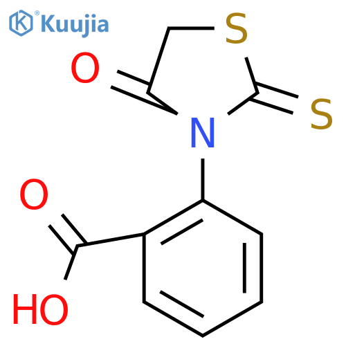 2-(4-Oxo-2-thiOxothiazolidin-3-yl)benzoic acid structure
