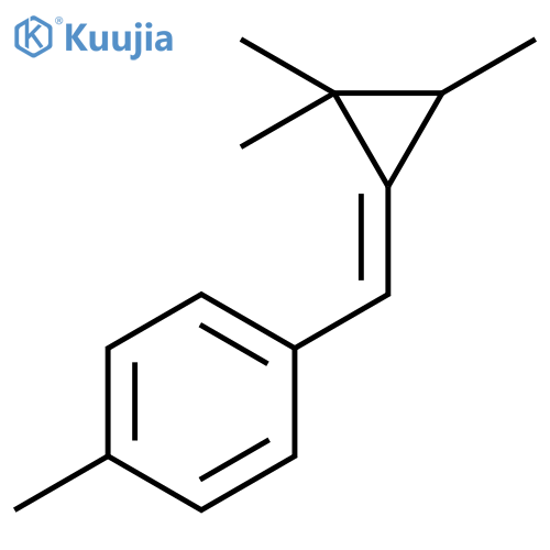 Benzene, 1-methyl-4-[(Z)-(trimethylcyclopropylidene)methyl]- structure