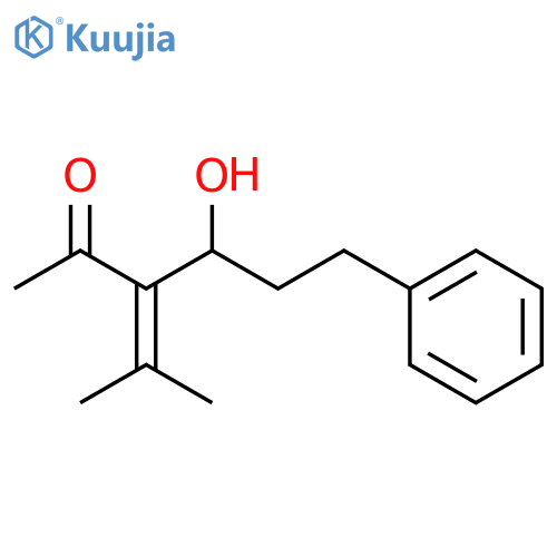 2-Hexanone, 4-hydroxy-3-(1-methylethylidene)-6-phenyl-, (4S)- structure