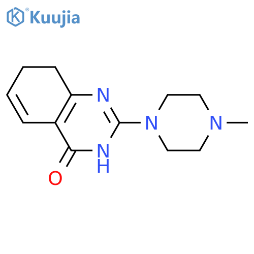 7,8-dihydro-2-(4-methyl-1-piperazinyl)-4(3H)-Quinazolinone structure