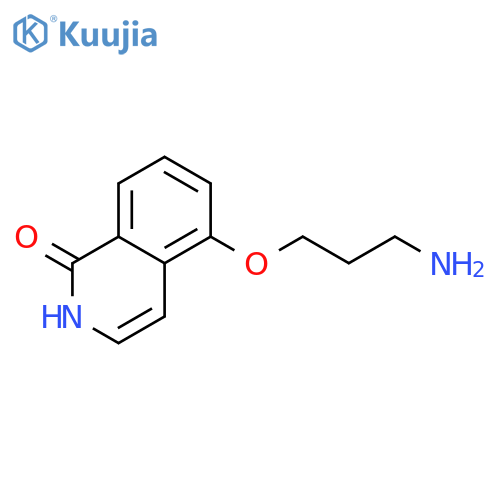1(2H)-Isoquinolinone, 5-(3-aminopropoxy)- structure