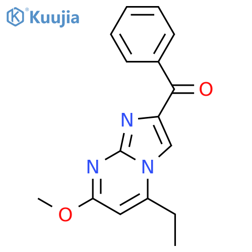 METHANONE, (5-ETHYL-7-METHOXYIMIDAZO[1,2-A]PYRIMIDIN-2-YL)PHENYL- structure