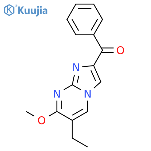 METHANONE, (6-ETHYL-7-METHOXYIMIDAZO[1,2-A]PYRIMIDIN-2-YL)PHENYL- structure