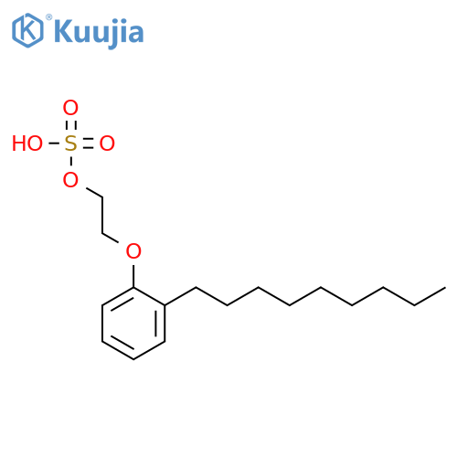 Poly(oxy-1,2-ethanediyl),a-sulfo-w-(nonylphenoxy)- structure