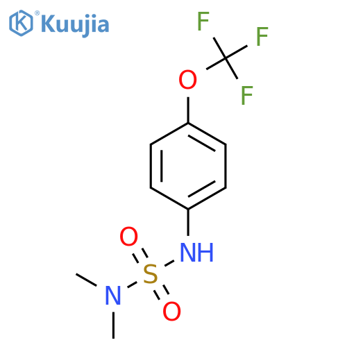 SULFAMIDE, N,N-DIMETHYL-N'-[4-(TRIFLUOROMETHOXY)PHENYL]- structure
