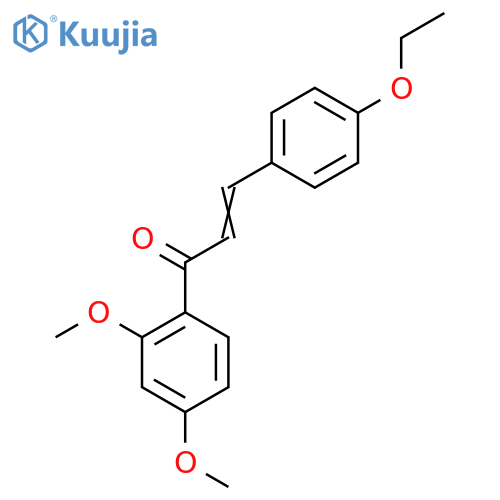 1-(2,4-Dimethoxyphenyl)-3-(4-ethoxyphenyl)prop-2-en-1-one structure