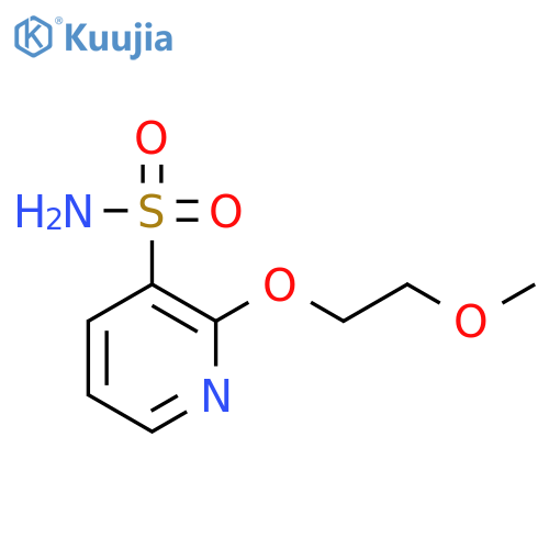 3-PYRIDINESULFONAMIDE, 2-(2-METHOXYETHOXY)- structure