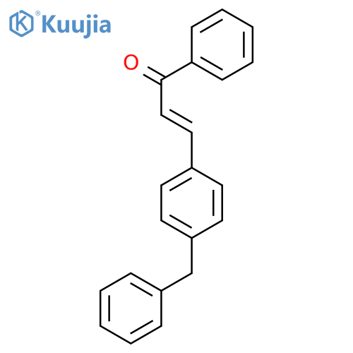 2-Propen-1-one, 1-phenyl-3-[4-(phenylmethyl)phenyl]-, (E)- structure