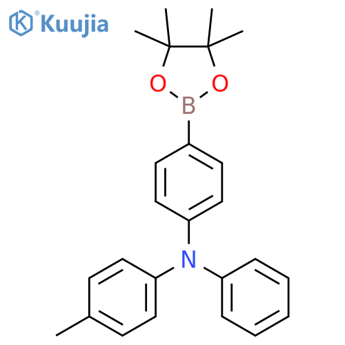 N-(4-methylphenyl)-N-phenyl-4-(4,4,5,5-tetramethyl-1,3,2-dioxaborolan-2-yl)Benzenamine structure