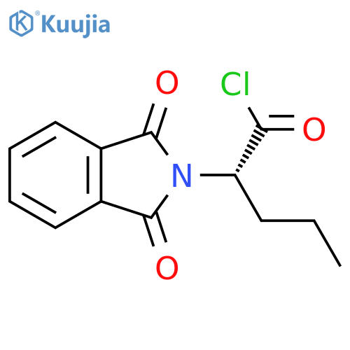 (S)-2-(1,3-Dioxo-1,3-Dihydro-isoindol-2-yl)-pentanoyl chloride structure