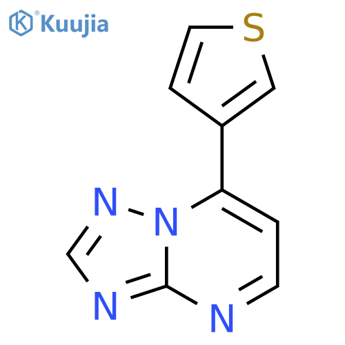 [1,2,4]Triazolo[1,5-a]pyrimidine, 7-(3-thienyl)- structure