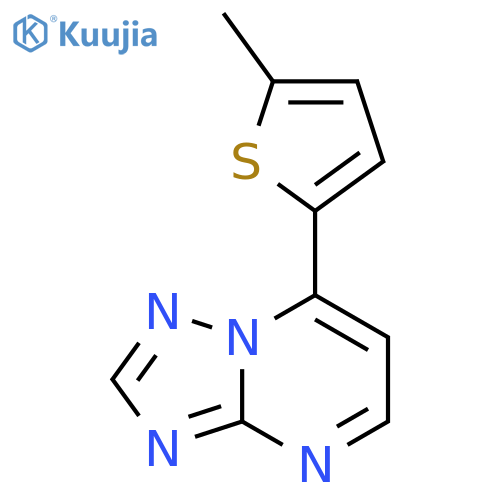 [1,2,4]Triazolo[1,5-a]pyrimidine, 7-(5-methyl-2-thienyl)- structure