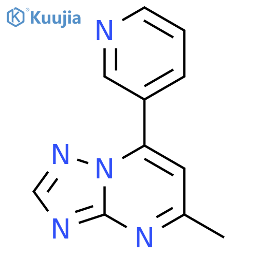 [1,2,4]Triazolo[1,5-a]pyrimidine, 5-methyl-7-(3-pyridinyl)- structure