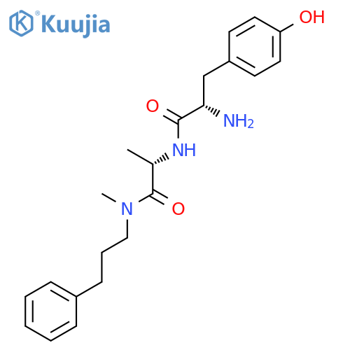 L-ALANINAMIDE, L-TYROSYL-N-METHYL-N-(3-PHENYLPROPYL)- structure