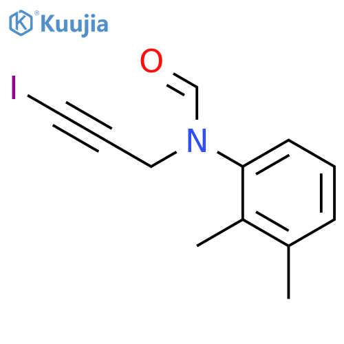 FORMAMIDE, N-(2,3-DIMETHYLPHENYL)-N-(3-IODO-2-PROPYNYL)- structure