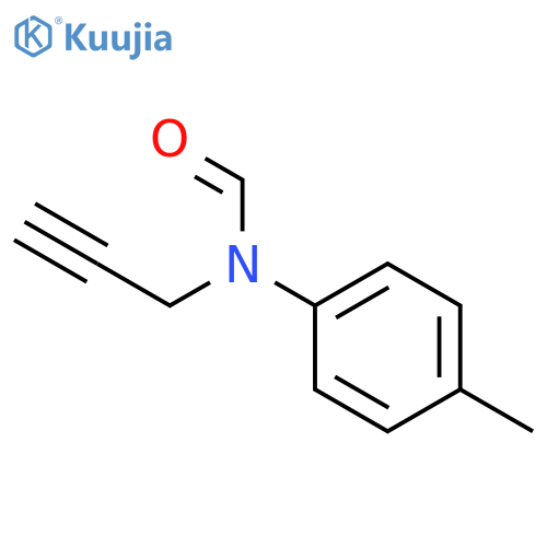 Formamide, N-(4-methylphenyl)-N-2-propynyl- structure