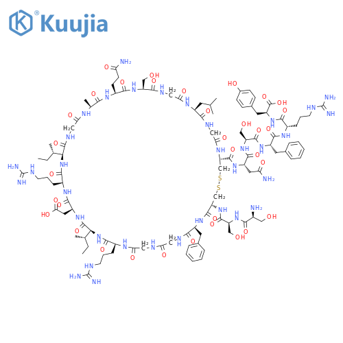 Atrial natriureticpeptide-24 (rat) (9CI) structure