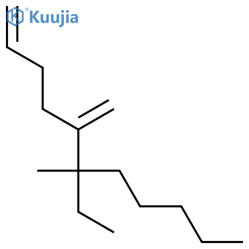 1-UNDECENE, 6-ETHYL-6-METHYL-5-METHYLENE- structure