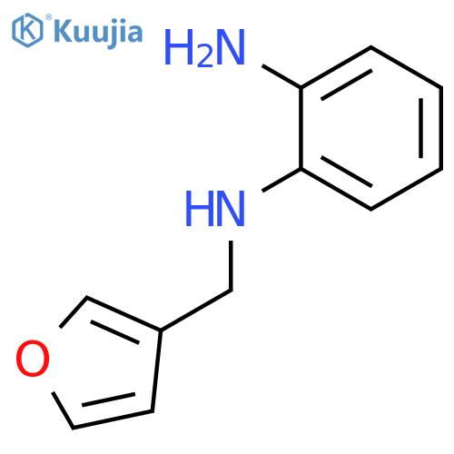 1,2-Benzenediamine, N-(3-furanylmethyl)- structure