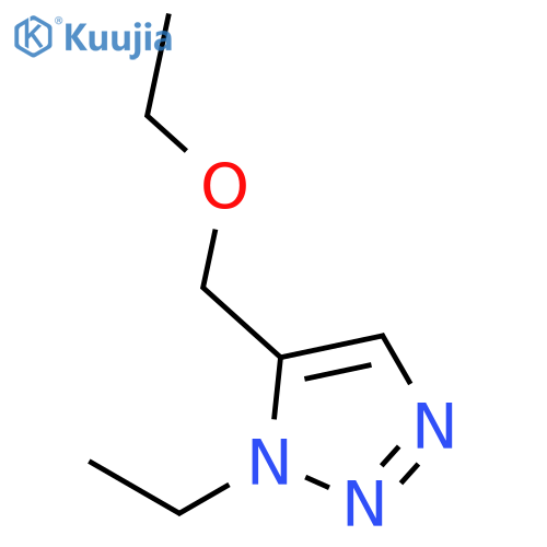 1H-1,2,3-Triazole, 5-(ethoxymethyl)-1-ethyl- structure