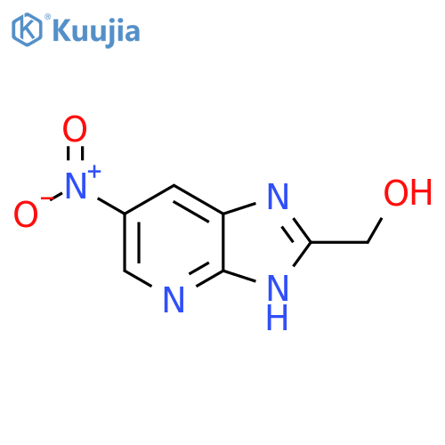 6-nitro-3H-Imidazo[4,5-b]pyridine-2-methanol structure