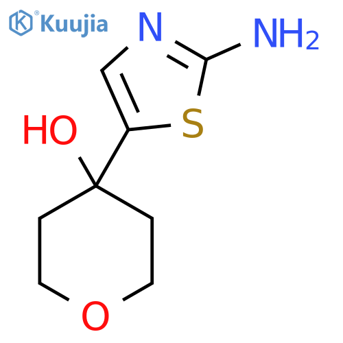 4-(2-Amino-1,3-thiazol-5-yl)oxan-4-ol structure
