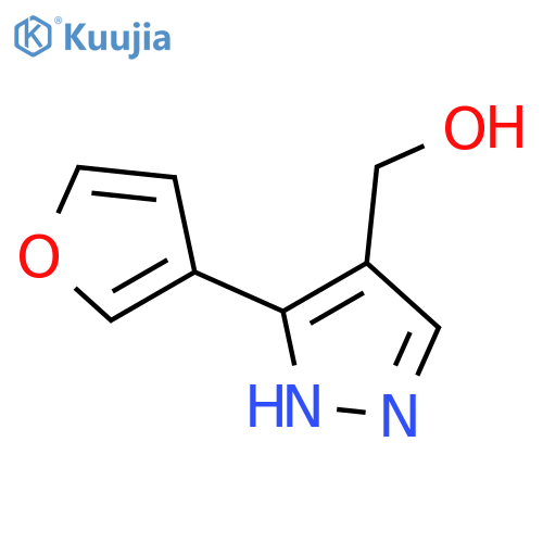 (3-(furan-3-yl)-1H-pyrazol-4-yl)methanol structure
