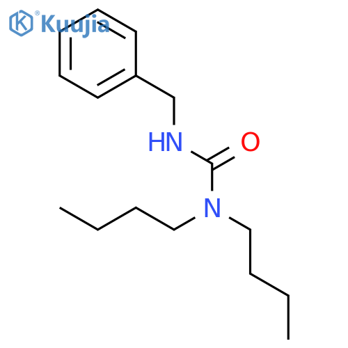Urea, N,N-dibutyl-N'-(phenylmethyl)- structure