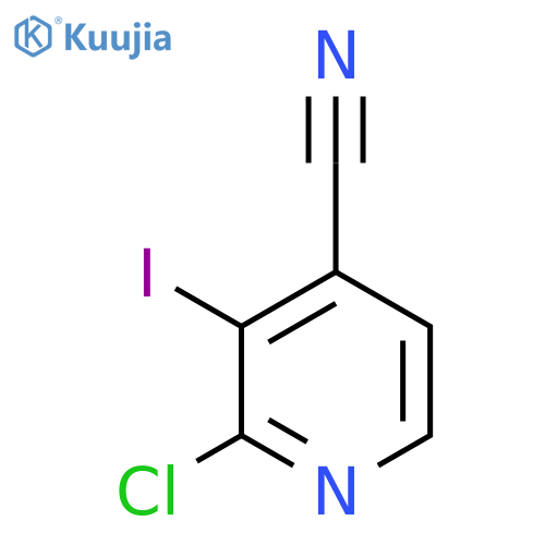 2-Chloro-3-iodoisonicotinonitrile structure