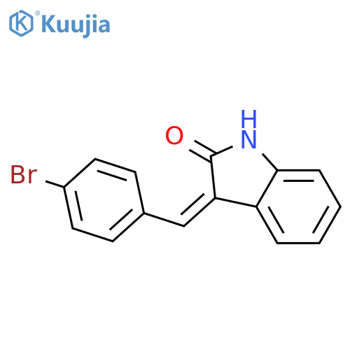 2H-Indol-2-one, 3-[(4-bromophenyl)methylene]-1,3-dihydro-, (Z)- structure