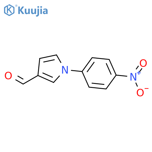 1-(4-Nitrophenyl)-1H-pyrrole-3-carbaldehyde structure