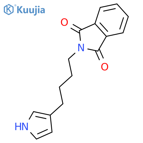 1H-ISOINDOLE-1,3(2H)-DIONE, 2-[4-(1H-PYRROL-3-YL)BUTYL]- structure